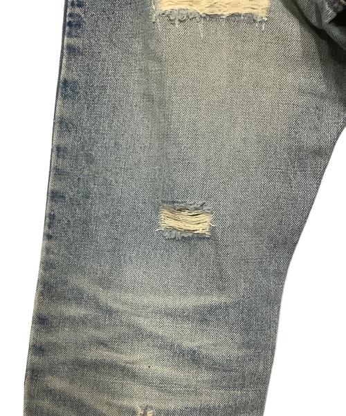 DOLCE & GABBANA（ドルチェ＆ガッバーナ）DOLCE & GABBANA (ドルチェ＆ガッバーナ) ダメージ加工デニムパンツ ブルー サイズ:44の古着・服飾アイテム