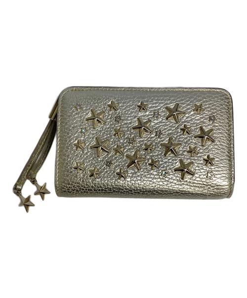 JIMMY CHOO（ジミーチュウ）JIMMY CHOO (ジミーチュウ) 2つ折り財布 ホワイトの古着・服飾アイテム