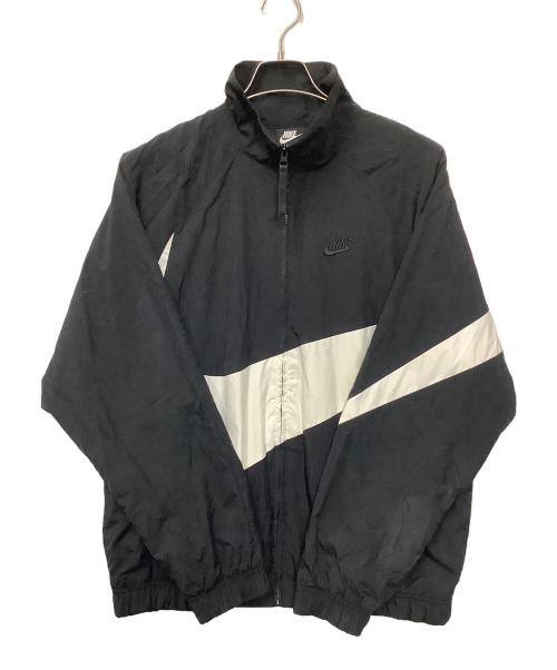 NIKE（ナイキ）NIKE (ナイキ) ウーブンジャケット ブラック×ホワイト サイズ:Mの古着・服飾アイテム