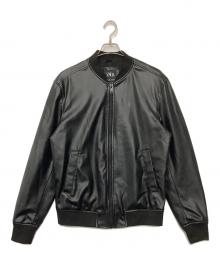 ZARA（ザラ）の古着「フェイクレザージャケット」｜ブラック