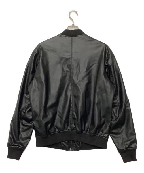 ZARA（ザラ）ZARA (ザラ) フェイクレザージャケット ブラック サイズ:Mの古着・服飾アイテム