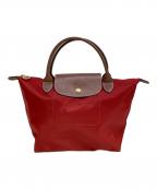 LONGCHAMPロンシャン）の古着「ハンドバッグ」｜レッド