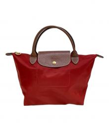 LONGCHAMP（ロンシャン）の古着「ハンドバッグ」｜レッド