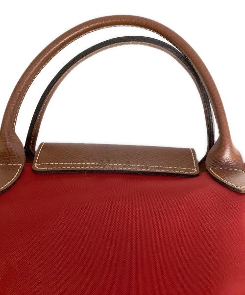 LONGCHAMP（ロンシャン）LONGCHAMP (ロンシャン) ハンドバッグ レッドの古着・服飾アイテム
