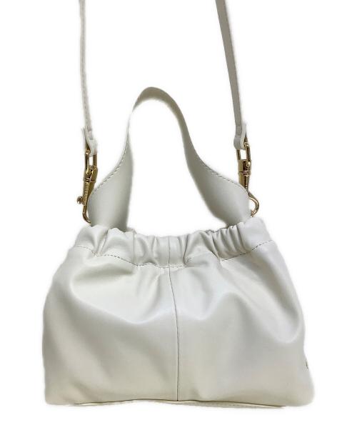 CHARLES & KEITH（チャールズアンドキース）CHARLES & KEITH (チャールズアンドキース) 2WAYショルダーバッグ ホワイト 未使用品の古着・服飾アイテム