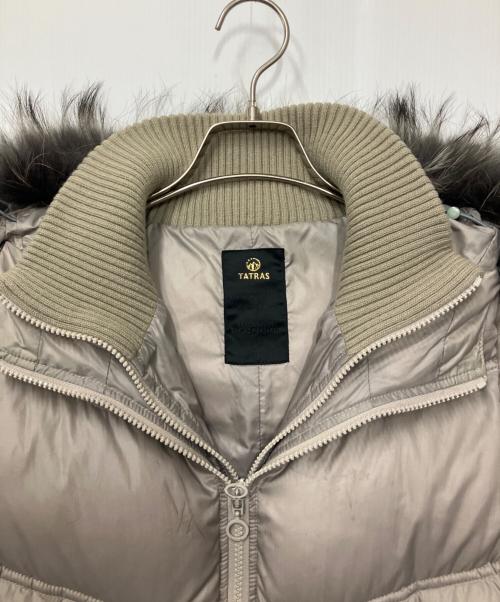 TATRAS（タトラス）TATRAS (タトラス) ラクーンファーダウンジャケット ベージュ サイズ:34の古着・服飾アイテム