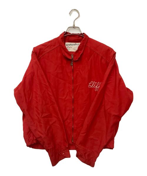 SPORTCRAFTER（スポーツキャスター）sportcrafter (スポーツキャスター) スイングトップ レッド サイズ:42の古着・服飾アイテム