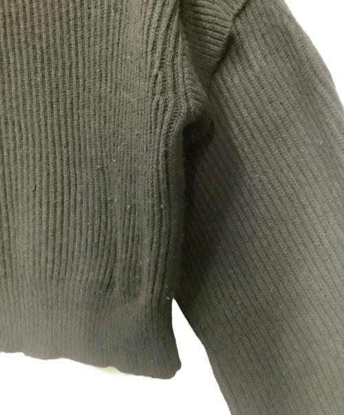 LOHEN（ローヘン）LOHEN (ローヘン) レイヤードスリーブニット ブラック サイズ:FREEの古着・服飾アイテム
