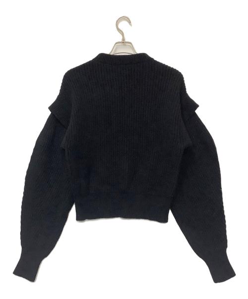 LOHEN（ローヘン）LOHEN (ローヘン) レイヤードスリーブニット ブラック サイズ:FREEの古着・服飾アイテム