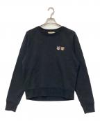 maison kitsuneメゾンキツネ）の古着「スウェット」｜ブラック