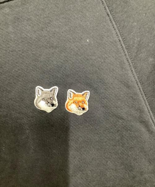 maison kitsune（メゾンキツネ）MAISON KITSUNE (メゾンキツネ) スウェット ブラック サイズ:Mの古着・服飾アイテム