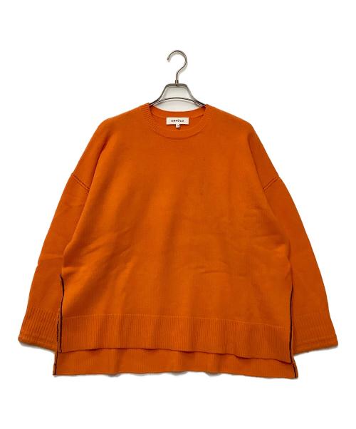 ENFOLD（エンフォルド）ENFOLD (エンフォルド) 厚手ニット オレンジ サイズ:38の古着・服飾アイテム