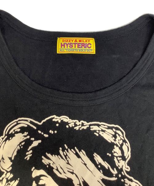 Hysteric Glamour（ヒステリックグラマー）Hysteric Glamour (ヒステリックグラマー) 半袖カットソー ブラック サイズ:FREEの古着・服飾アイテム