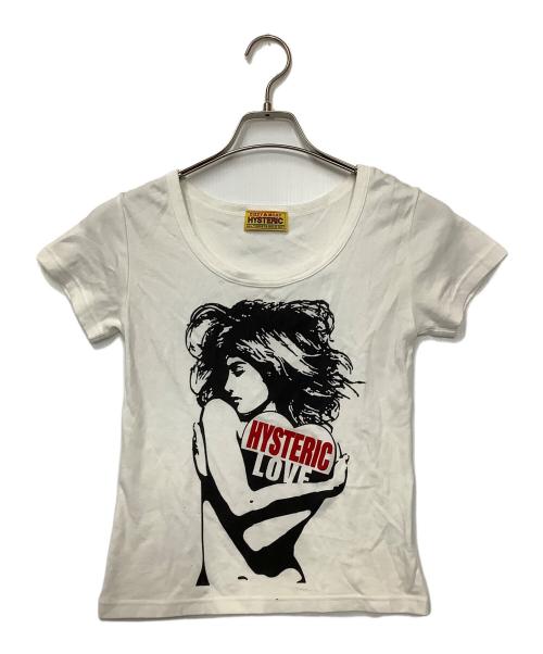 Hysteric Glamour（ヒステリックグラマー）Hysteric Glamour (ヒステリックグラマー) 半袖カットソー ホワイト サイズ:FREEの古着・服飾アイテム