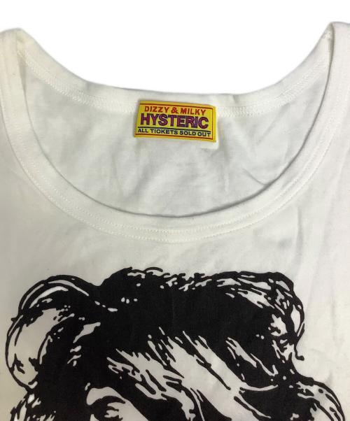 Hysteric Glamour（ヒステリックグラマー）Hysteric Glamour (ヒステリックグラマー) 半袖カットソー ホワイト サイズ:FREEの古着・服飾アイテム