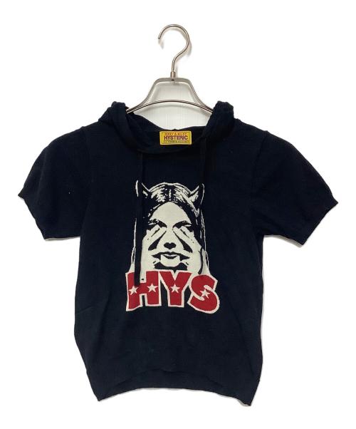 Hysteric Glamour（ヒステリックグラマー）Hysteric Glamour (ヒステリックグラマー) 半袖パーカー ブラック サイズ:FREEの古着・服飾アイテム