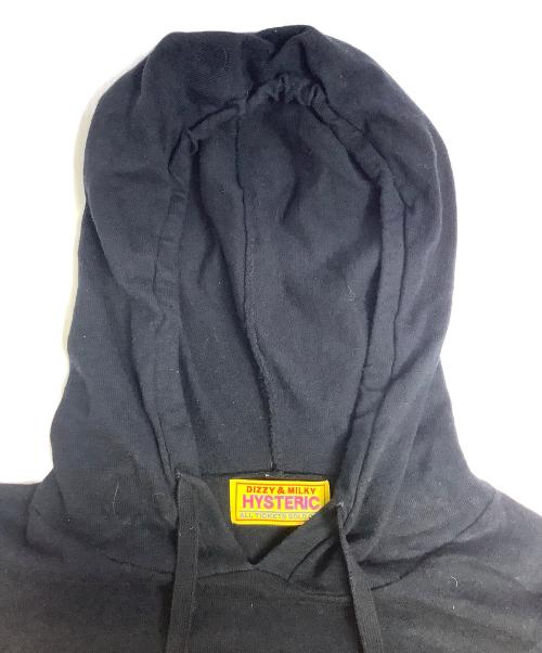 Hysteric Glamour（ヒステリックグラマー）Hysteric Glamour (ヒステリックグラマー) 半袖パーカー ブラック サイズ:FREEの古着・服飾アイテム