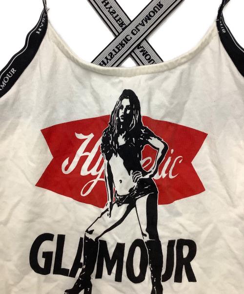 Hysteric Glamour（ヒステリックグラマー）Hysteric Glamour (ヒステリックグラマー) キャミソール ホワイト サイズ:FREEの古着・服飾アイテム