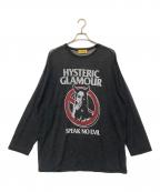 Hysteric Glamourヒステリックグラマー）の古着「長袖ブラウス」｜ブラック