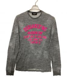DSQUARED2（ディースクエアード）の古着「長袖カットソー」｜グレー