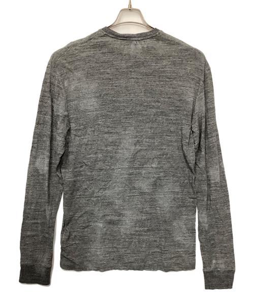 DSQUARED2（ディースクエアード）DSQUARED2 (ディースクエアード) 長袖カットソー グレー サイズ:XLの古着・服飾アイテム