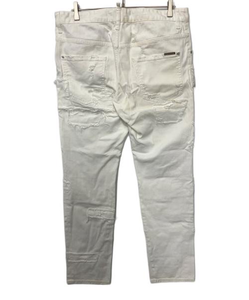 DSQUARED2（ディースクエアード）DSQUARED2 (ディースクエアード) パンツ ホワイト サイズ:XXLの古着・服飾アイテム