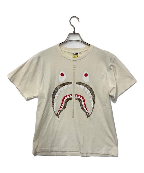 BAPE BY A BATHING APE（ベイプバイアベイシングエイプ）BAPE BY A BATHING APE (ベイプバイアベイシングエイプ) 半袖カットソー ホワイト サイズ:Mの古着・服飾アイテム