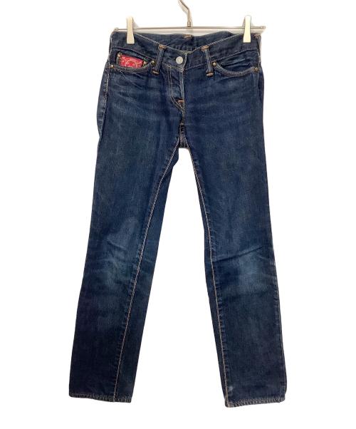 EVISU（エヴィス）EVISU (エヴィス) デニムパンツ インディゴ サイズ:26×32の古着・服飾アイテム