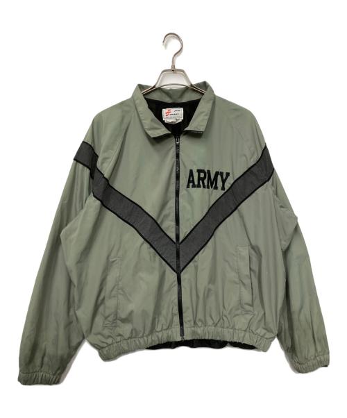 US ARMY（ユーエスアーミー）US ARMY (ユーエスアーミー) ジップジャケット グレー サイズ:Mの古着・服飾アイテム