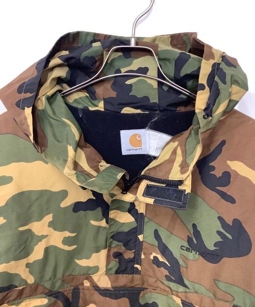 CarHartt（カーハート）CarHartt (カーハート) アノラックパーカー カーキ×ブラック サイズ:-の古着・服飾アイテム