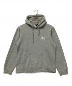 stussyステューシー）の古着「パーカー」｜グレー