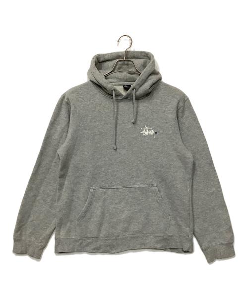 stussy（ステューシー）stussy (ステューシー) パーカー グレー サイズ:Mの古着・服飾アイテム