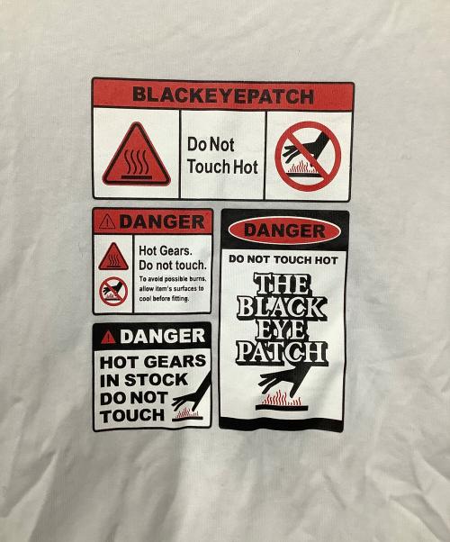 THE BLACK EYE PATCH（ブラックアイパッチ）THE BLACK EYE PATCH (ブラックアイパッチ) 半袖カットソー ホワイト サイズ:Lの古着・服飾アイテム