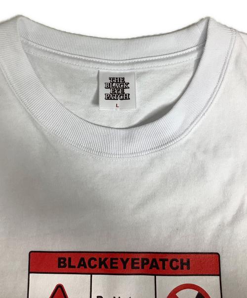 THE BLACK EYE PATCH（ブラックアイパッチ）THE BLACK EYE PATCH (ブラックアイパッチ) 半袖カットソー ホワイト サイズ:Lの古着・服飾アイテム