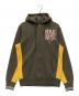 stussy（ステューシー）の古着「ジップパーカー」｜カーキ×イエロー