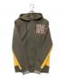 中古・古着 stussy (ステューシー) ジップパーカー カーキ×イエロー サイズ:L：10000円