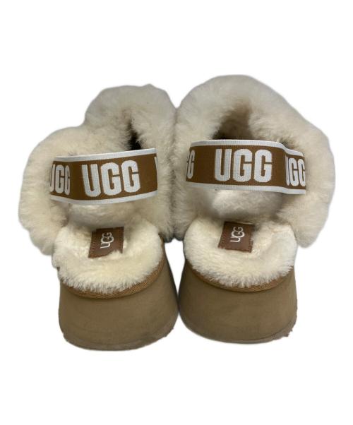 UGG（アグ）UGG (アグ) FUNKETTE ベージュ サイズ:24の古着・服飾アイテム