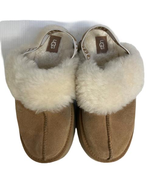 UGG（アグ）UGG (アグ) FUNKETTE ベージュ サイズ:24の古着・服飾アイテム