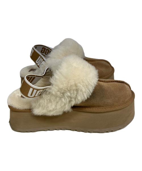UGG（アグ）UGG (アグ) FUNKETTE ベージュ サイズ:24の古着・服飾アイテム