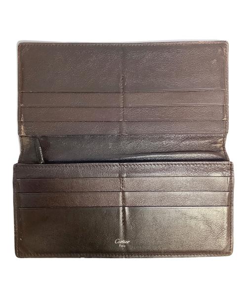 Cartier（カルティエ）Cartier (カルティエ) 長財布 ブラウンの古着・服飾アイテム
