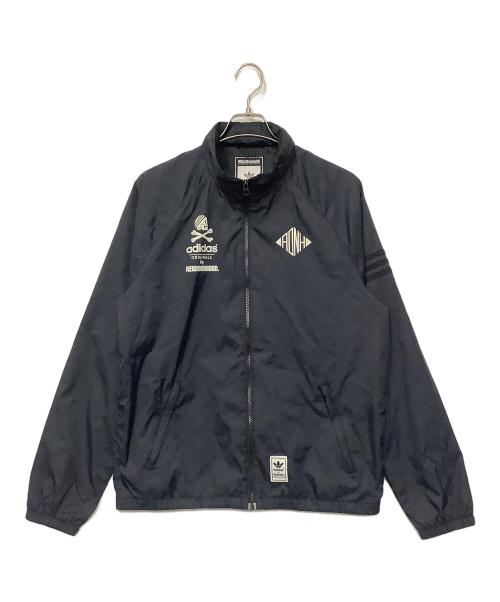 adidas Originals（アディダスオリジナル）adidas originals (アディダスオリジナル) NEIGHBORHOOD (ネイバーフッド) ナイロンジャケット ネイビー サイズ:Lの古着・服飾アイテム