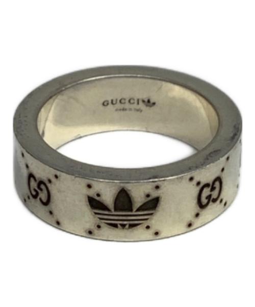 GUCCI（グッチ）GUCCI (グッチ) adidas originals (アディダスオリジナル) ロゴリング シルバーカラー サイズ:9の古着・服飾アイテム