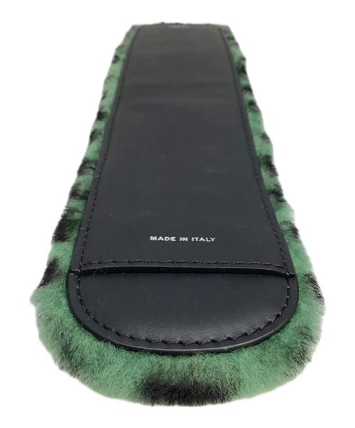 FENDI（フェンディ）FENDI (フェンディ) ズッカ柄ストラップスルー グリーンの古着・服飾アイテム