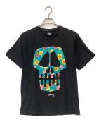 stussyステューシー）の古着「半袖カットソー」｜ブラック