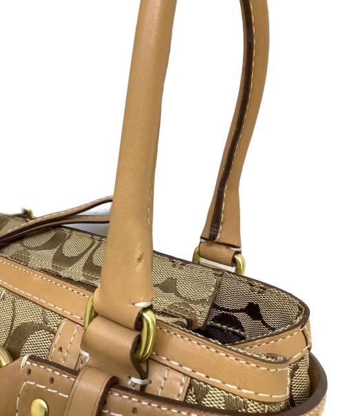 COACH（コーチ）COACH (コーチ) ハンドバッグ ベージュの古着・服飾アイテム