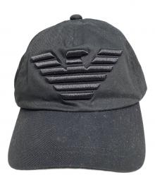 EMPORIO ARMANI（エンポリオ アルマーニ）の古着「キャップ」｜ブラック