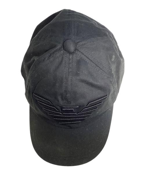 EMPORIO ARMANI（エンポリオ アルマーニ）EMPORIO ARMANI (エンポリオ アルマーニ) キャップ ブラック 未使用品の古着・服飾アイテム