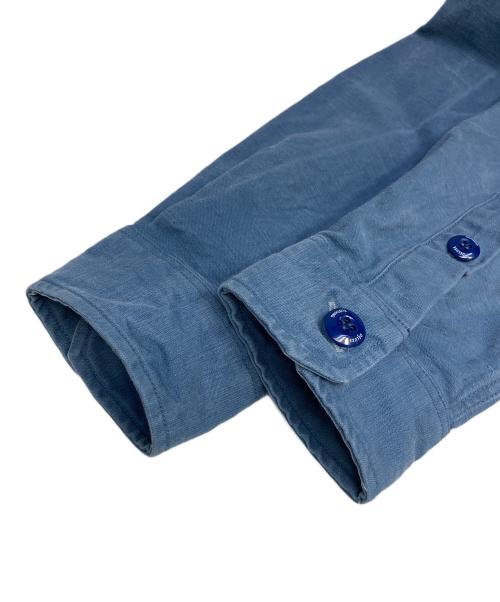DELUXE（デラックス）Deluxe (デラックス) ワークシャツ ネイビー サイズ:38の古着・服飾アイテム