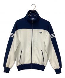 adidas（アディダス）の古着「トラックジャケット」｜ホワイト×ネイビー