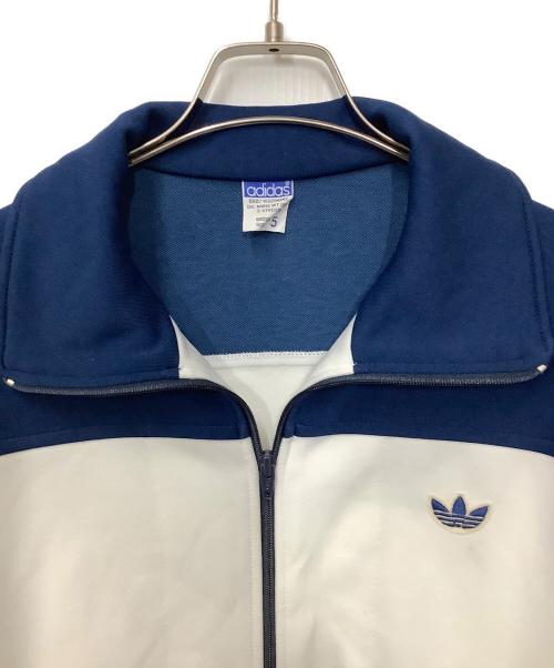 adidas（アディダス）adidas (アディダス) トラックジャケット ホワイト×ネイビー サイズ:サイズ5の古着・服飾アイテム